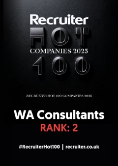 Recruiter Hot 100 - WA Consultants Rank 2